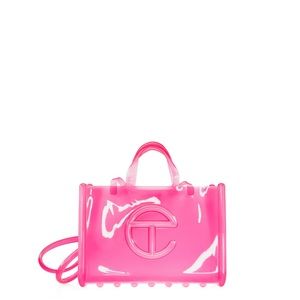Telfar x Melissa Large Pink Jelly Bag